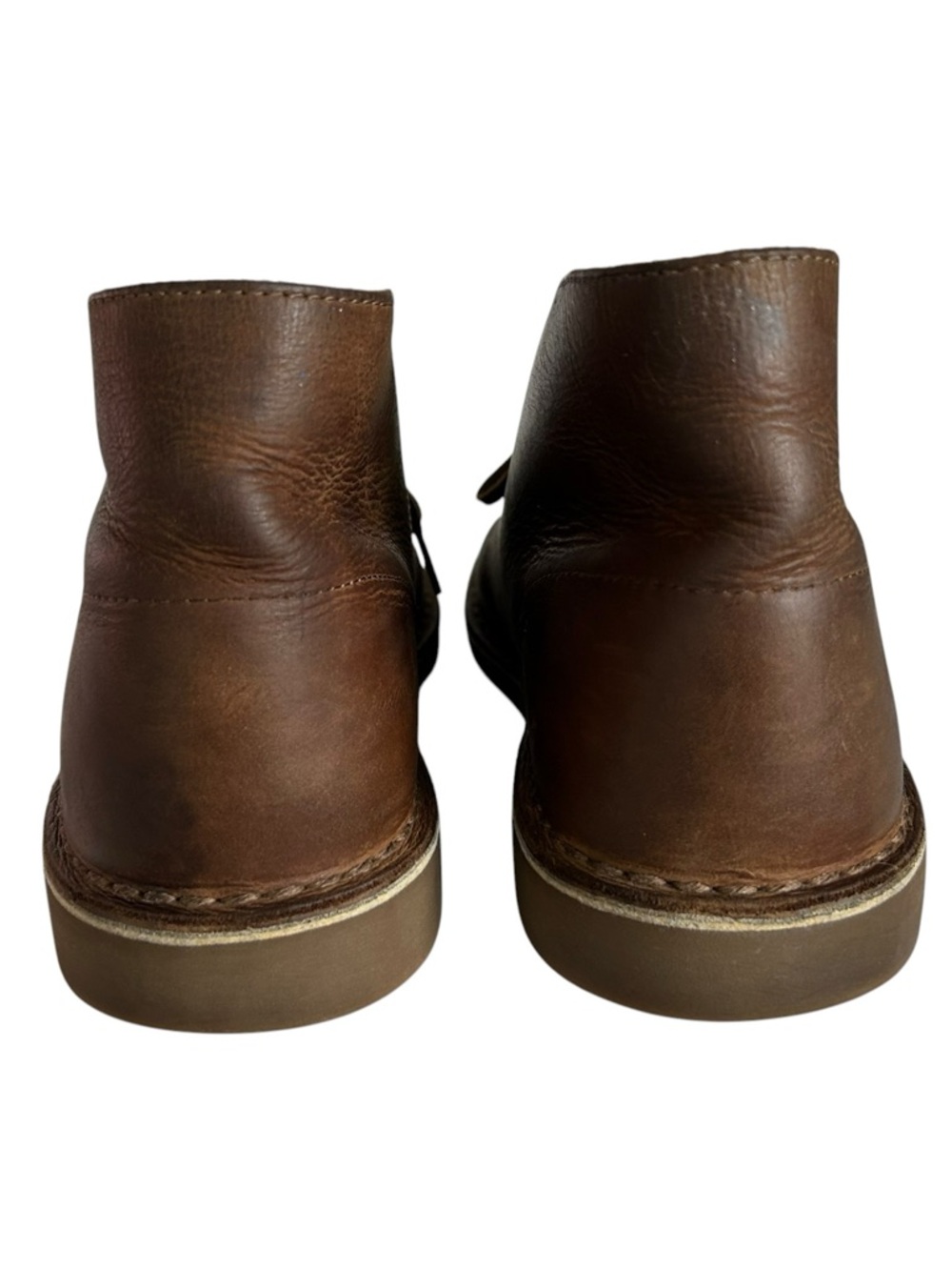 Clarks Beeswax Desert Chukka Brown Leather Boots Size 9.5 Men Eclectic Grandpa - Picture 4 of 10